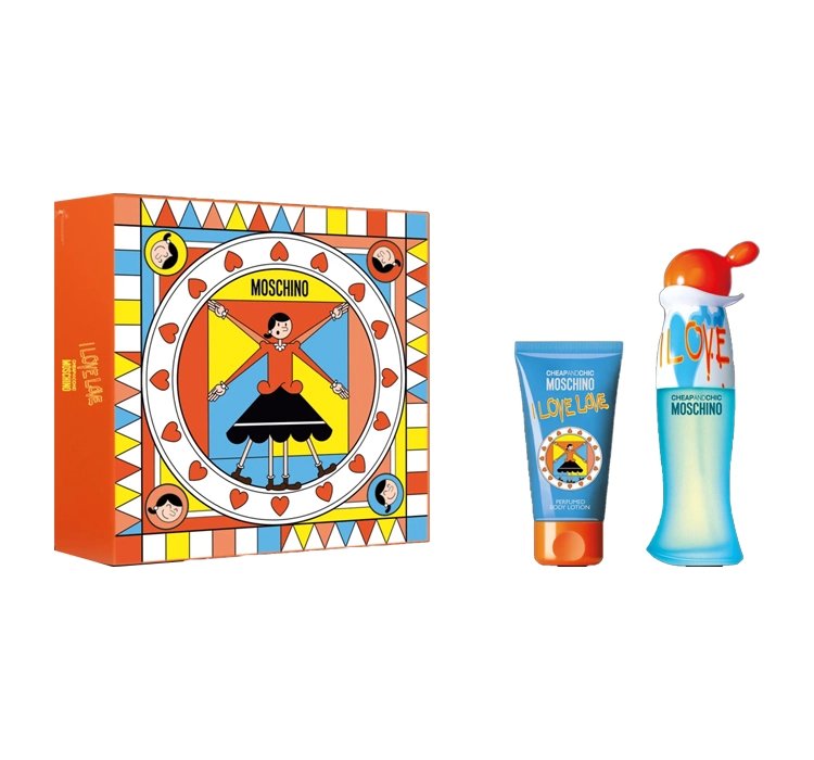 Moschino I Love Love woda toaletowa spray 30ml + balsam 50ml