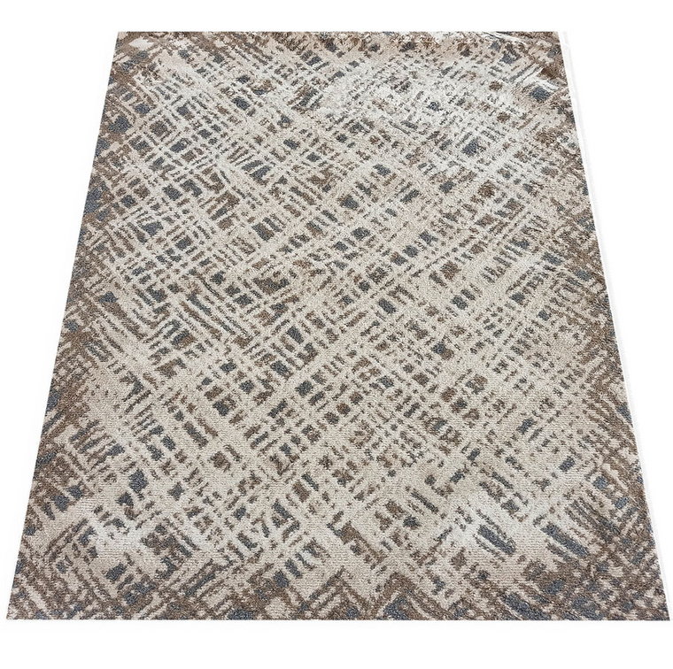 Brązowy prostokątny dywan do pokoju - Fivo 9X