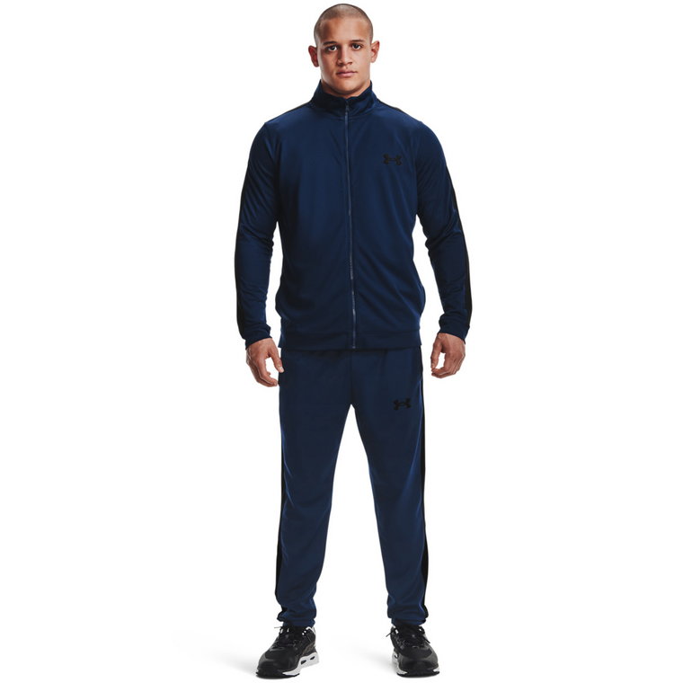 Męski dres komplet treningowy UNDER ARMOUR EMEA Track Suit - morski