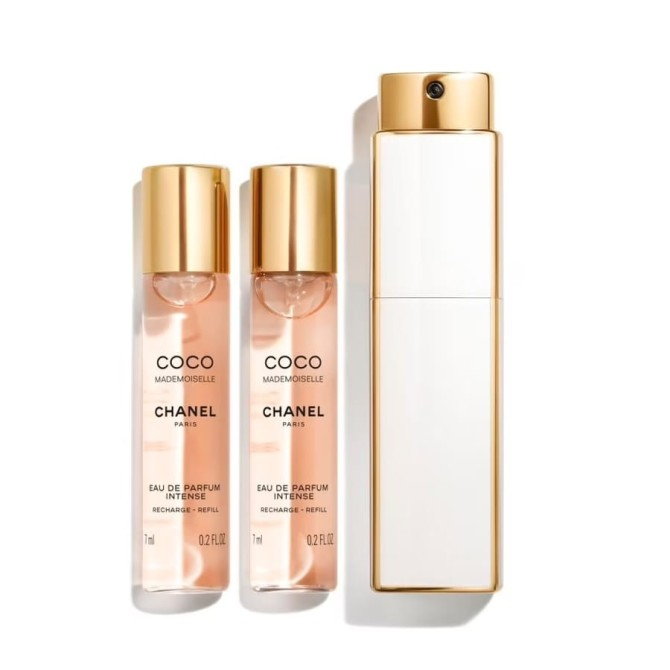 Chanel Coco Mademoiselle woda perfumowana spray z wymiennym wkładem 3x7ml
