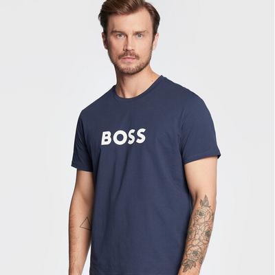 T-Shirt 50469289 Granatowy Relaxed Fit