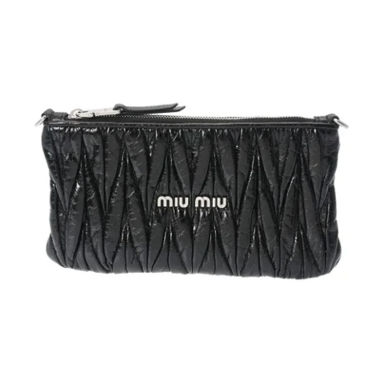 Pre-owned Leather shoulder-bags Miu Miu Pre-owned