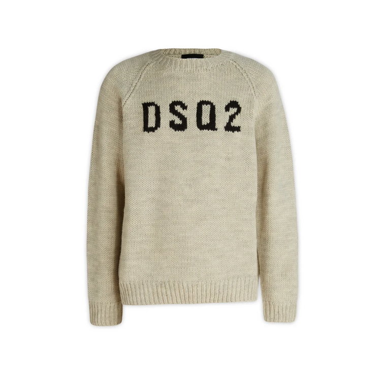 Sweter z okrągłym dekoltem dla mężczyzn Dsquared2