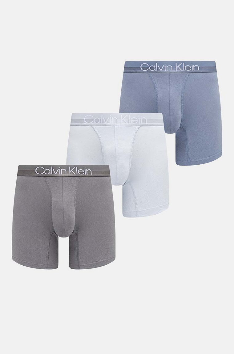 Calvin Klein Underwear bokserki 3-pack męskie kolor niebieski