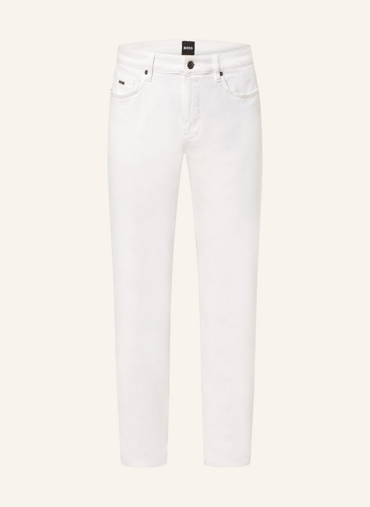 Boss Jeansy Delaware Slim Fit weiss