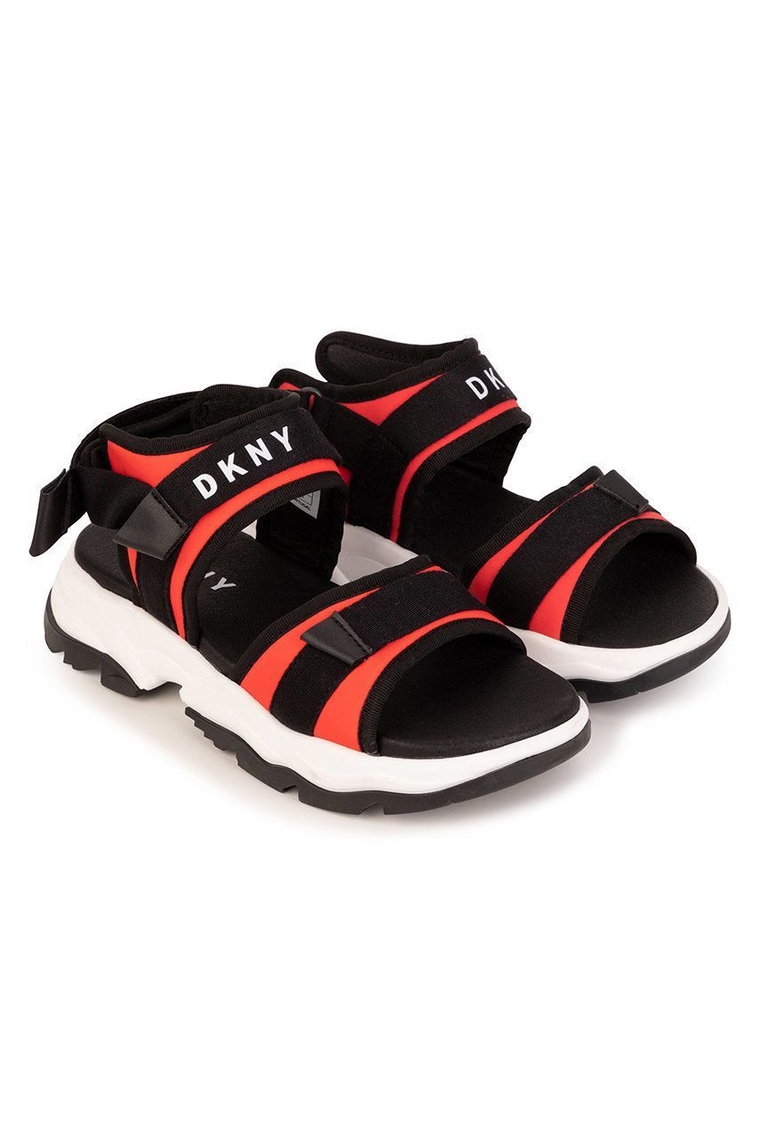 Dkny sandały dziecięce D39068.36.39 kolor pomarańczowy