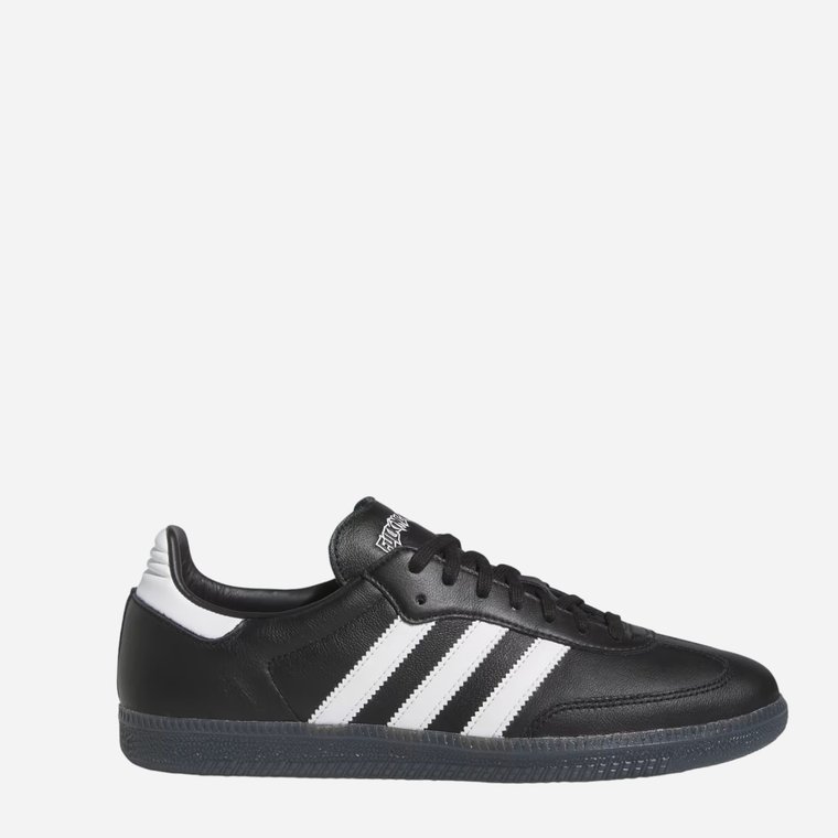 Tenisówki męskie ze skóry naturalnej adidas FA Samba ID7339 45.5 (10.5UK) 29 cm Czarne (4066754033066). Trampki męskie