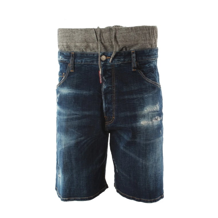 Stylowe jeansowe szorty dla mężczyzn Dsquared2
