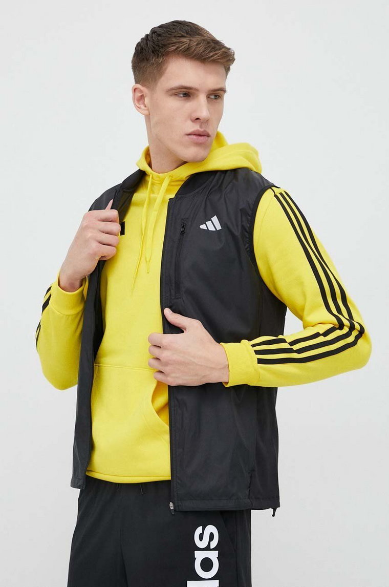 adidas Performance bezrękawnik sportowy Own the Run kolor czarny przejściowy