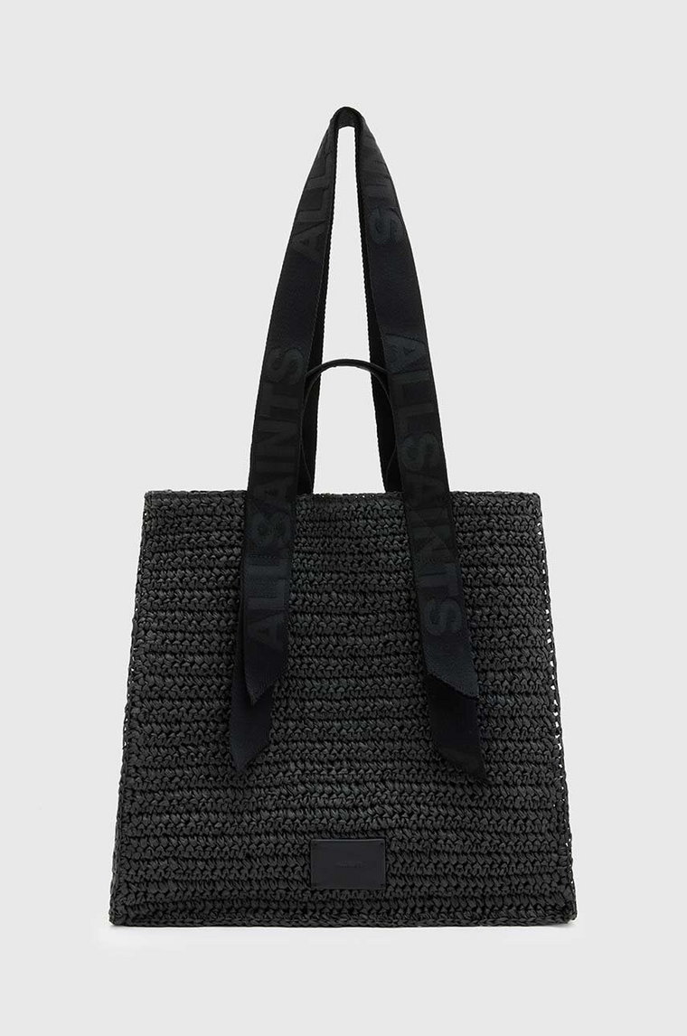 AllSaints torebka LULLAH N/S TOTE kolor czarny W081XA