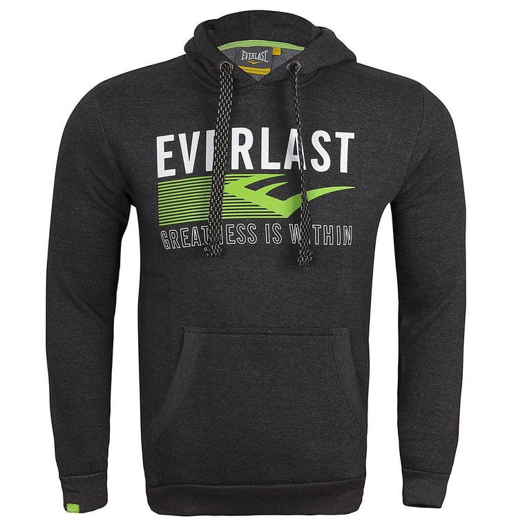 Bluza Everlast Ciepla Męska Wygodna Bawełniana Szara Charcoal S