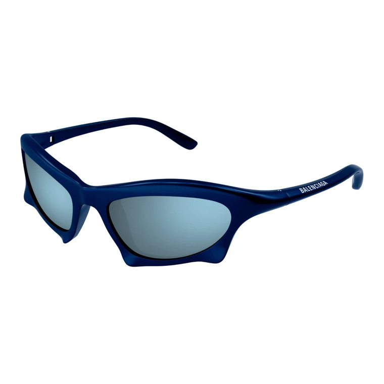Niebieskie Okulary przeciwsłoneczne z oryginalnymi akcesoriami Balenciaga