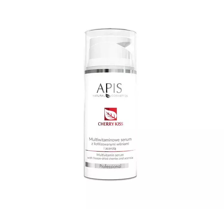 APIS CHERRY KISS MULTIWITAMINOWE SERUM Z LIOFILIZOWANYMI WIŚNIAMI I ACEROLĄ 100ML