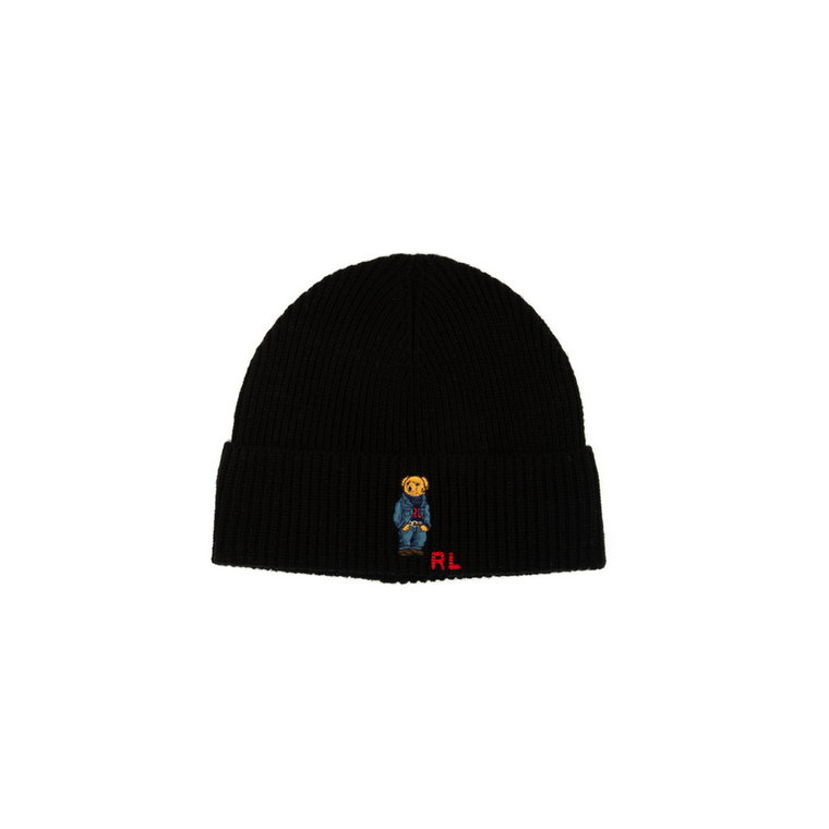 Teddy Bear Beanie, Styl Męski Ralph Lauren