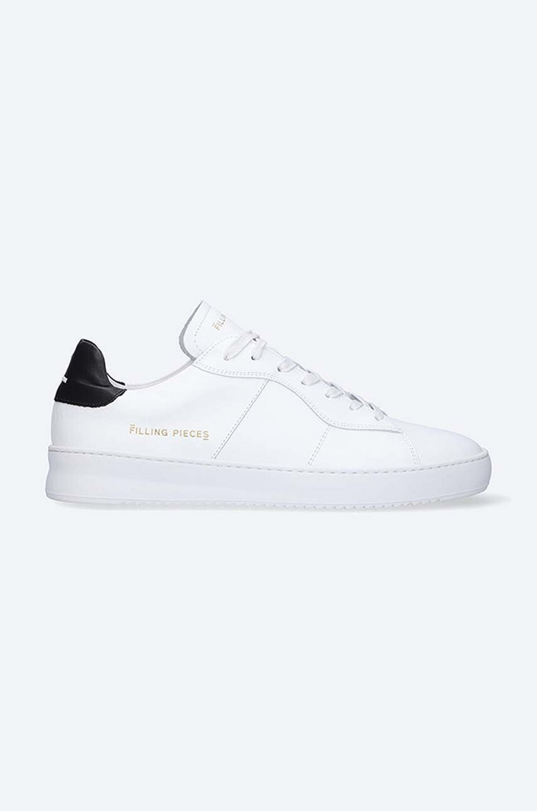 Filling Pieces sneakersy skórzane Court Bianco kolor biały 89127791861