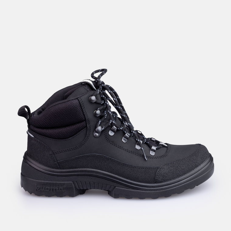 Zimowe buty trekkingowe męskie Kuoma Walker Pro High Teddy 1931-03 42 27.3 cm Czarne (6410901473423). Buty męskie za kostkę