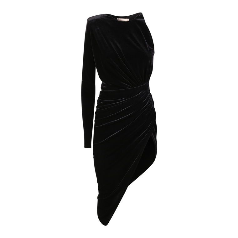 Elegancki i asymetryczny design: Alexandre Vauthier Velvet One ramię Alexandre Vauthier