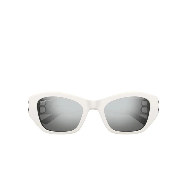 Damskie Okulary Przeciwsłoneczne Cateye z Białą Ramką Acetatową Balenciaga