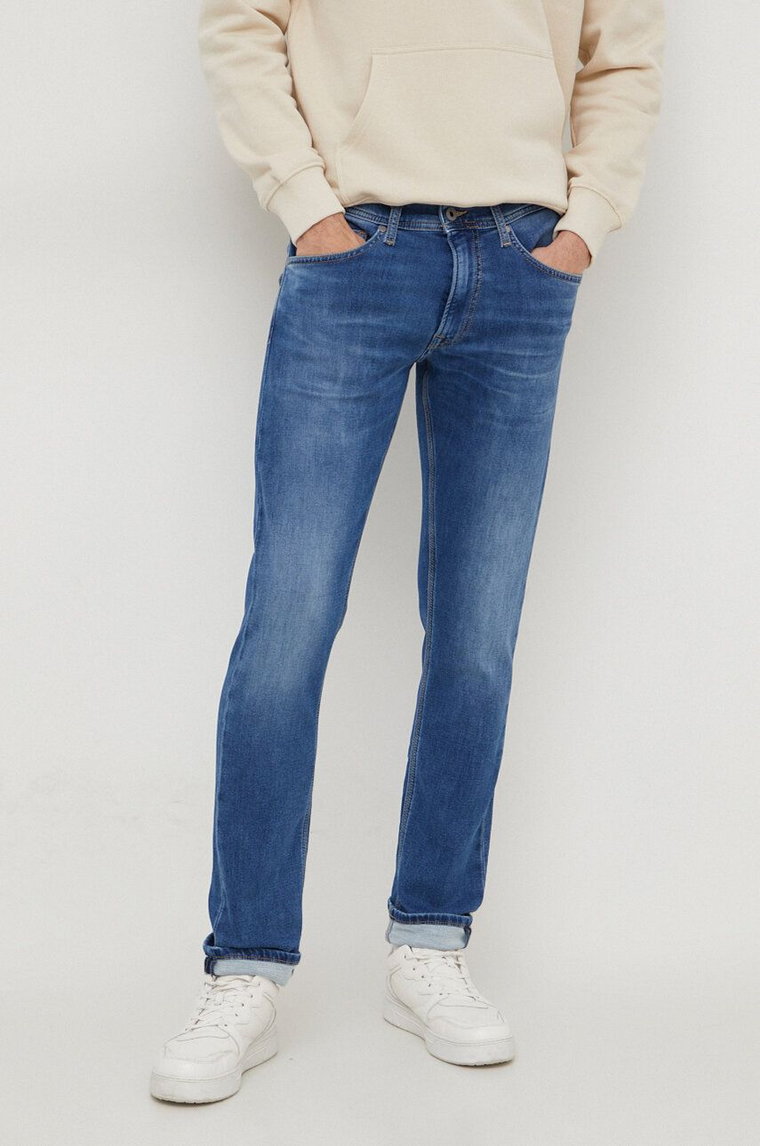 Pepe Jeans jeansy Slim Gymdigo męskie kolor niebieski