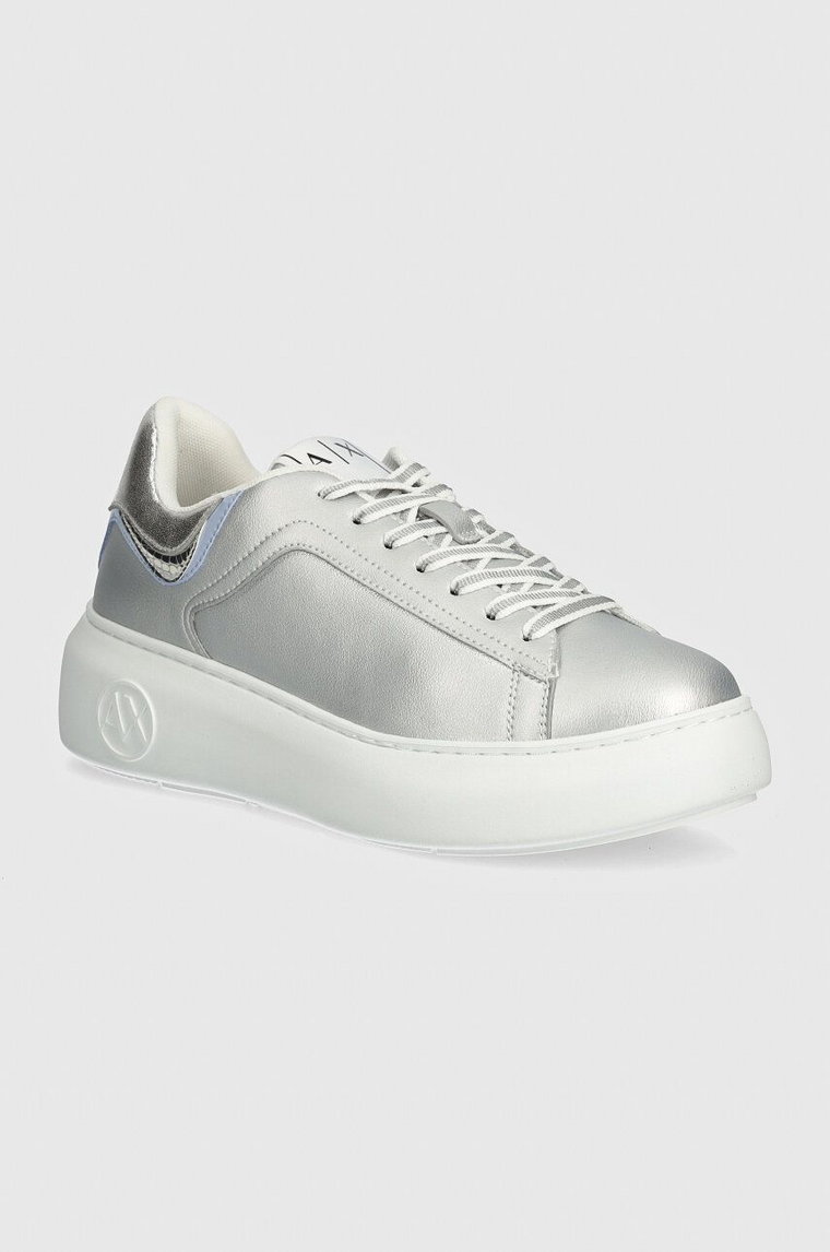 Armani Exchange sneakersy kolor srebrny XDX108 XV892 U279