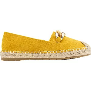 Żółte espadryle graceland - Damskie - Kolor: Żółte - Rozmiar: 37