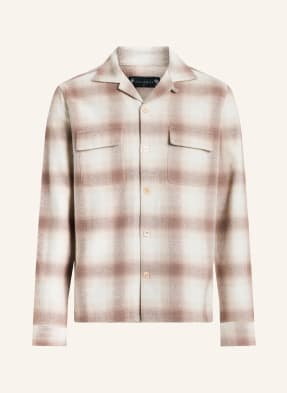 Allsaints Flanelowy Overjacket Knoll beige