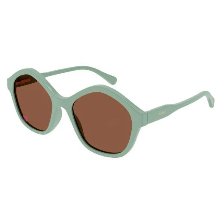 Okulary przeciwsłoneczne Cc0010S - Zielony/Brązowy Chloé