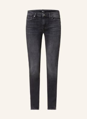 7 For All Mankind Jeansy Skinny Pyper schwarz