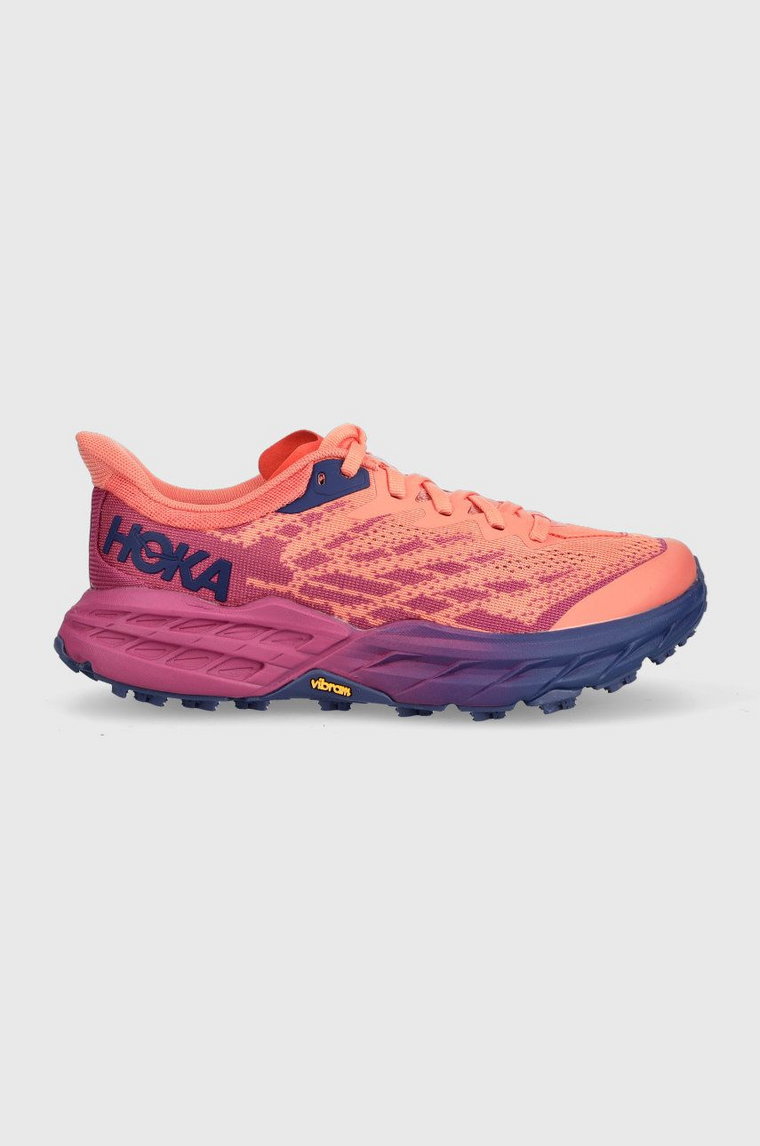 Hoka One One buty do biegania SPEEDGOAT 5 kolor pomarańczowy 1123158