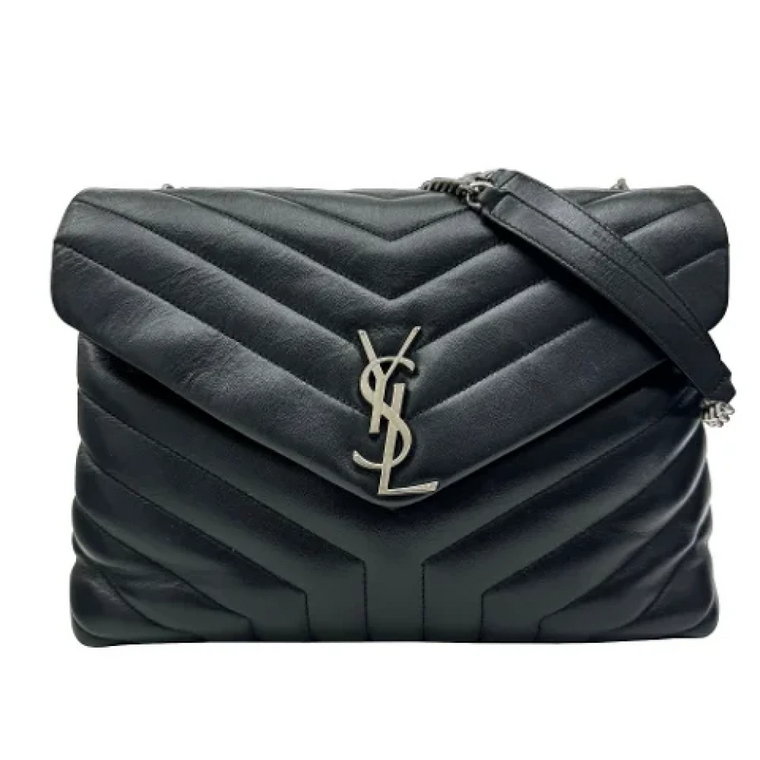 Pre-owned Leather shoulder-bags Yves Saint Laurent Vintage