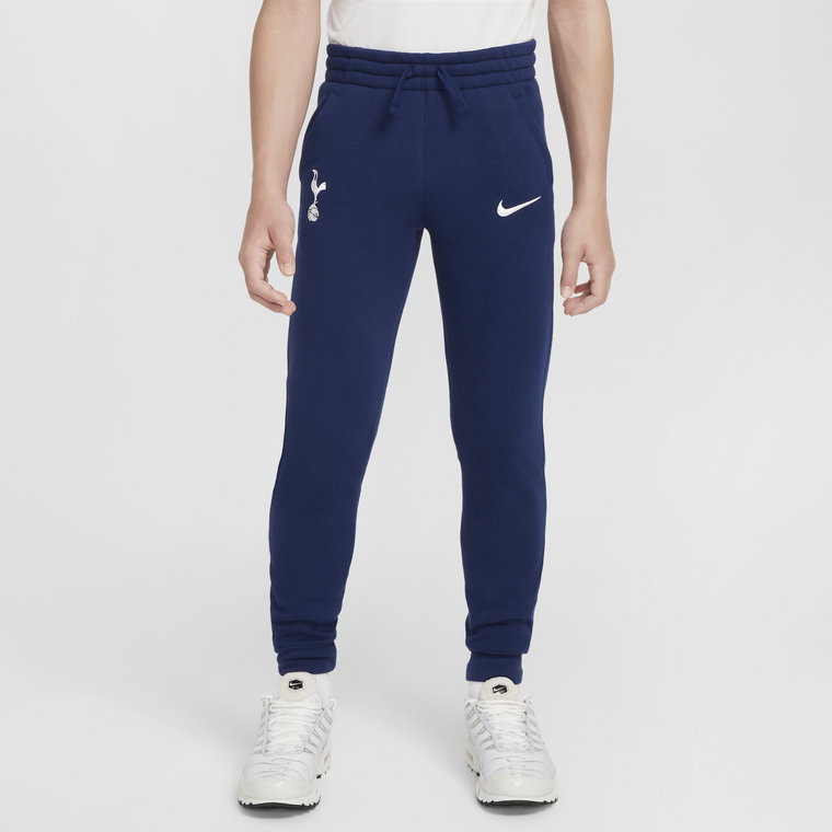 Joggery piłkarskie dla dużych dzieci (chłopców) Nike Tottenham Hotspur Club Fleece - Niebieski