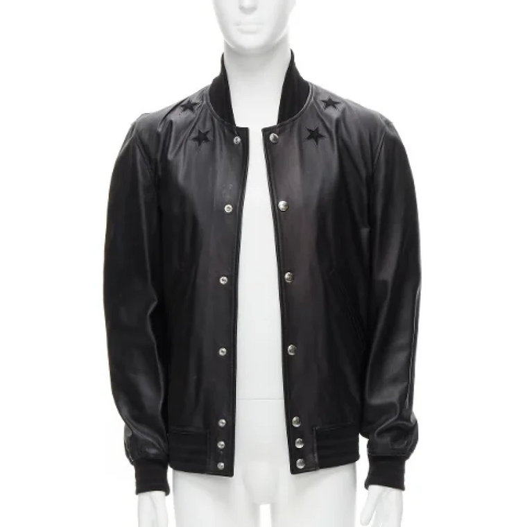 Pre-owned Leather outerwear Givenchy Pre-owned