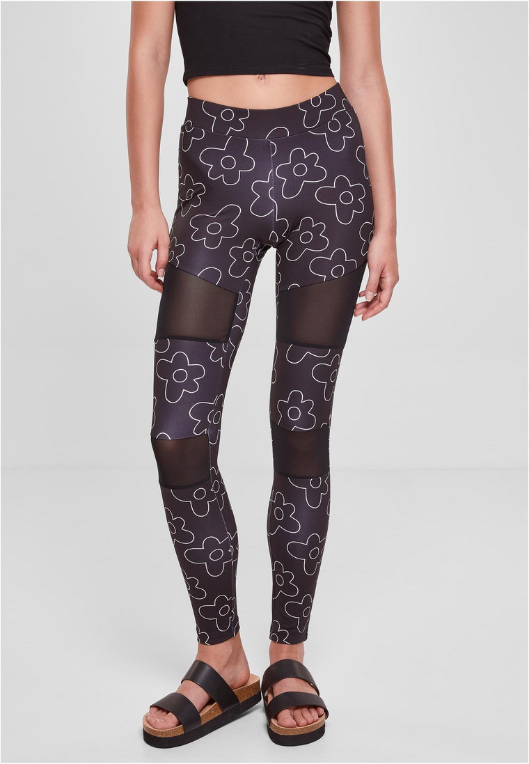 Spodnie Legginsy Damskie Czarne Urban Classics TB4005