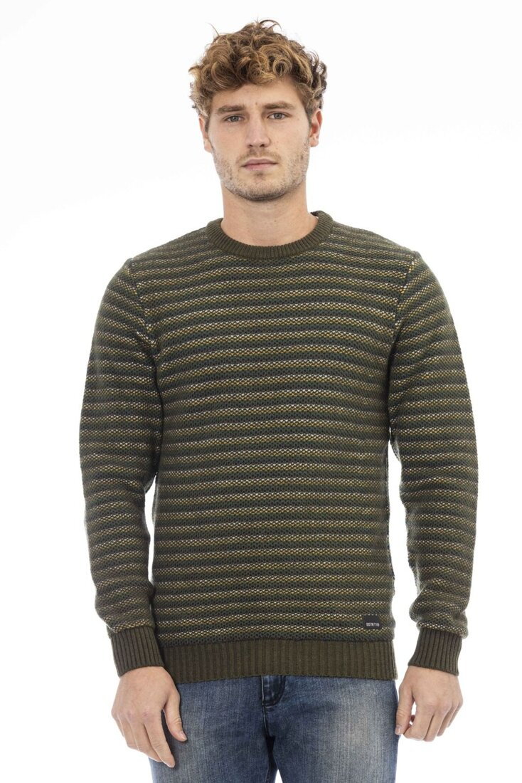 Swetry marki Distretto12 model F2U MA0518 C0014DD00 kolor Zielony. Odzież męska. Sezon: