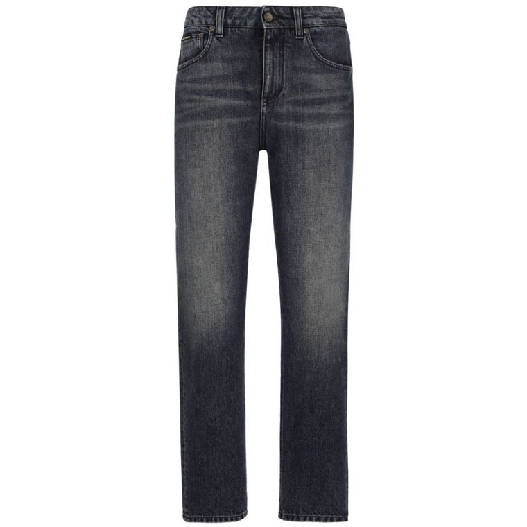 Boyfriend Jeans z Średnim Stanem Dolce & Gabbana