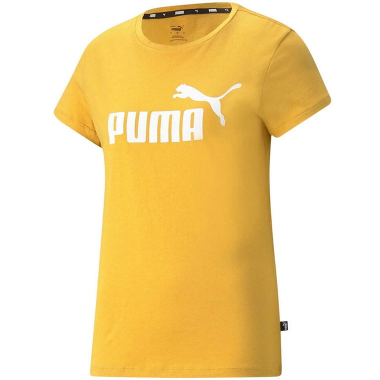Koszulka damska Puma ESS Logo Tee żółta