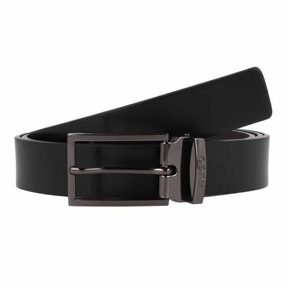 Hugo Geffi Belt Leather black2 możliwość indywidualnego skrócenia