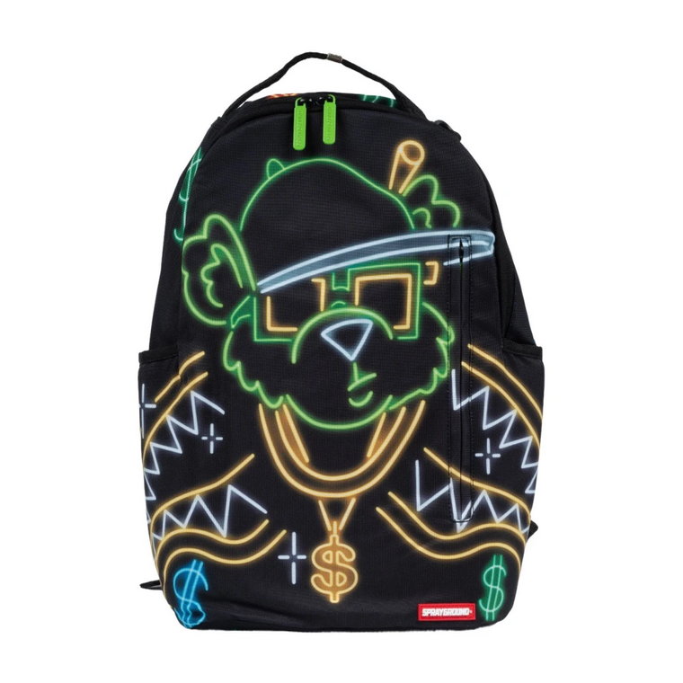 Czarny plecak Neon Money Sprayground