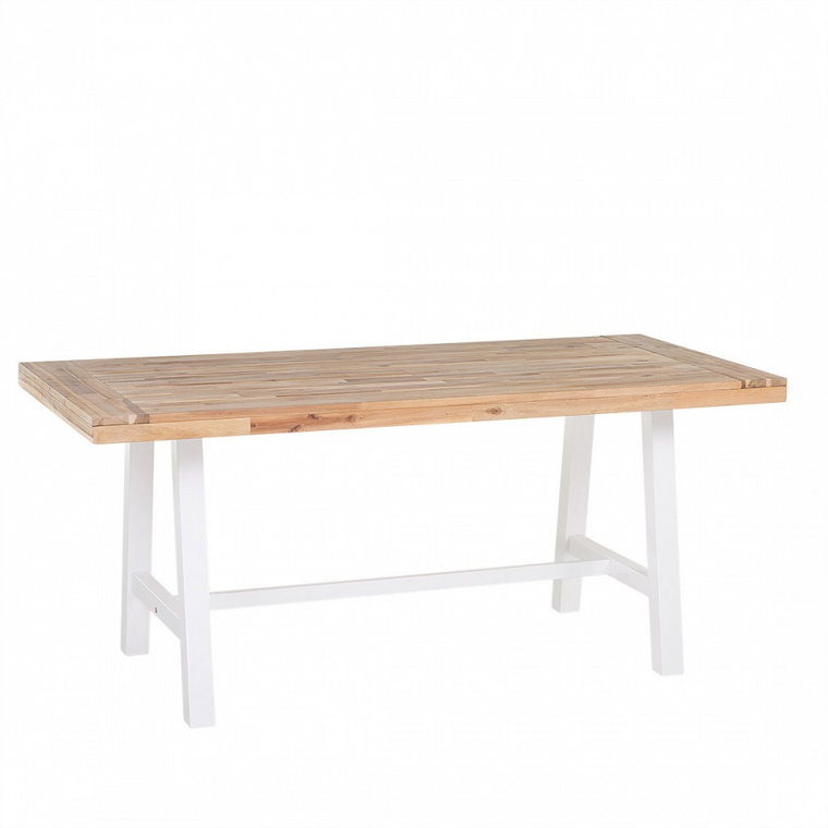 Stół drewniany biały/brązowy Badalamenti BLmeble kod: 4260602377207