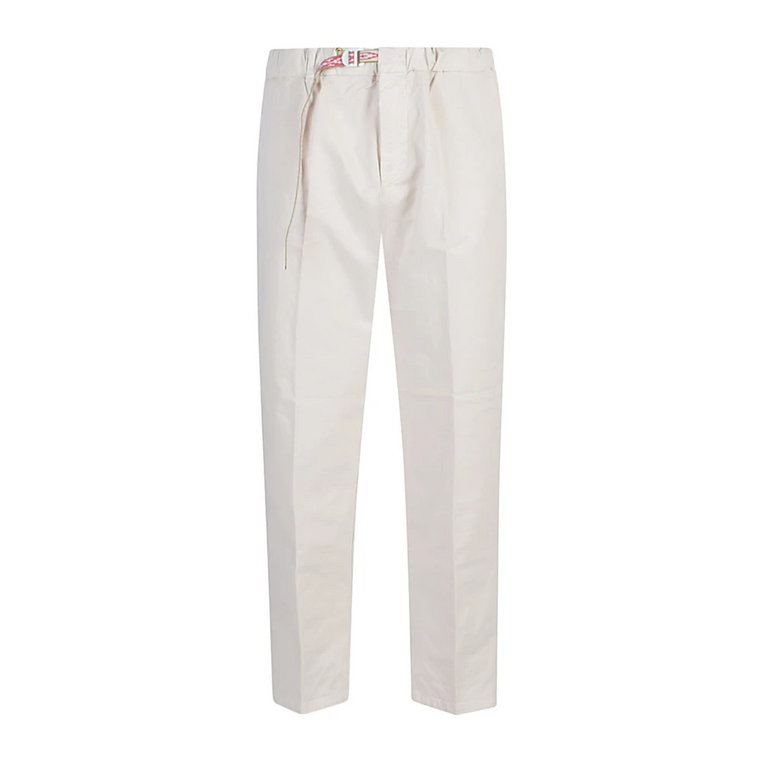 Cropped Trousers White Sand