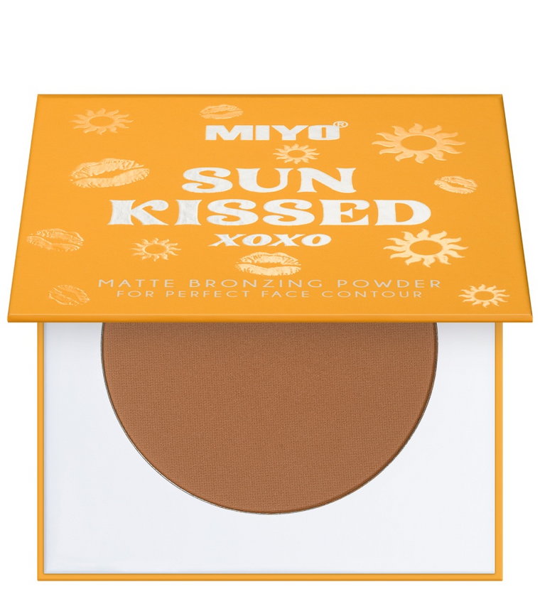 Miyo Matt Bronzing Powder Sun Bronzer do twarzy, 01 Warm Bronze