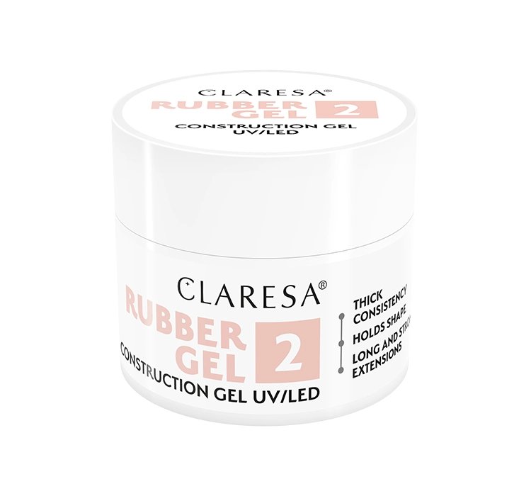 CLARESA RUBBER GEL ŻEL BUDUJĄCY UV/LED 2 45