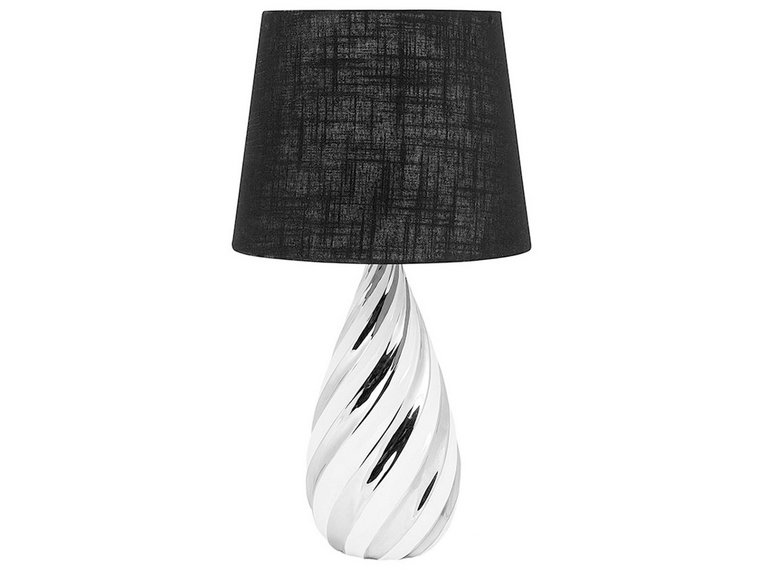 Lampa stołowa BELIANI Visela, E27, czarna, 65 cm