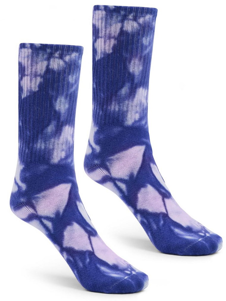 Długie Skarpetki Niebieskie Urban Socks Tie Dye