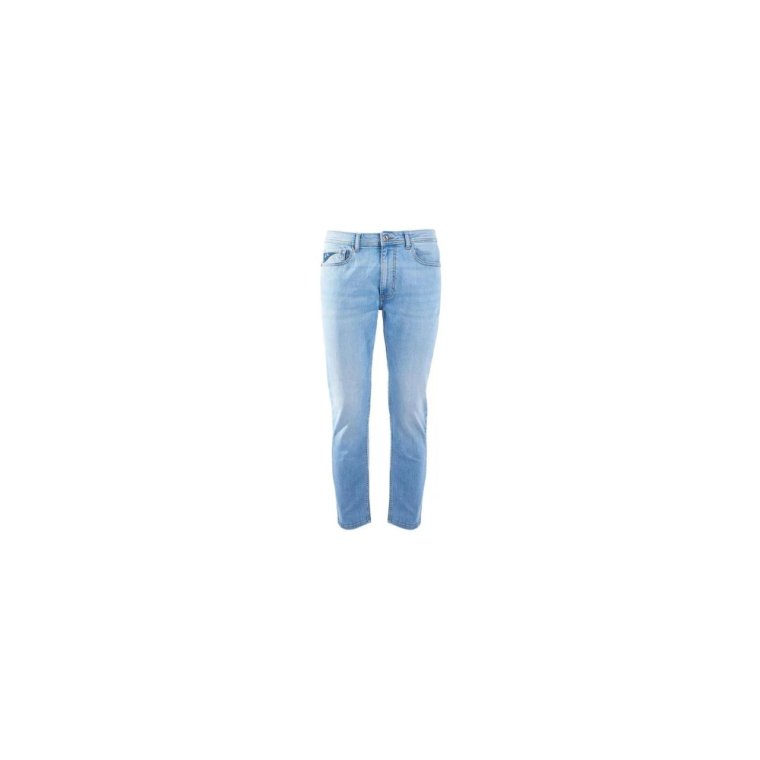 Jasnoniebieskie Komfortowe Jeansy Denim YES ZEE