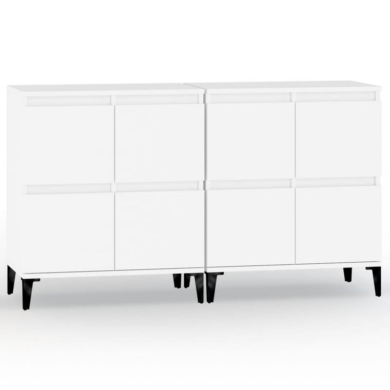 Klasyczna szafka drewnopochodna biała 60x35x70 cm