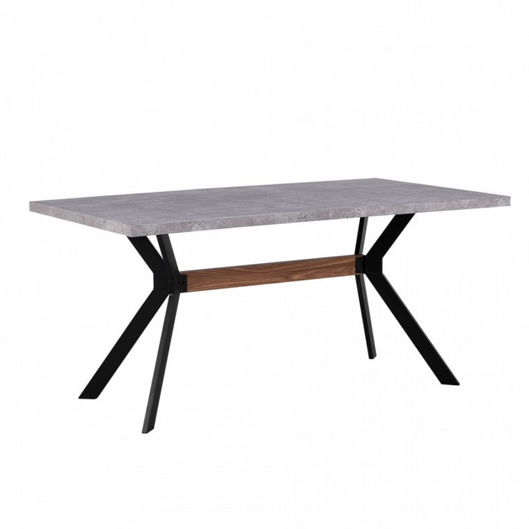 Stół do jadalni 160 x 90 cm efekt betonu BENSON kod: 4251682226196