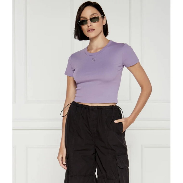 HUGO T-shirt Delanor | Cropped Fit