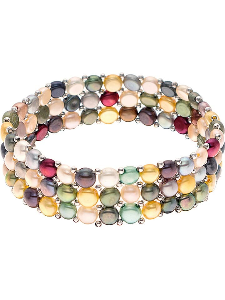 Pearline Bransoletka perłowa w różnych kolorach