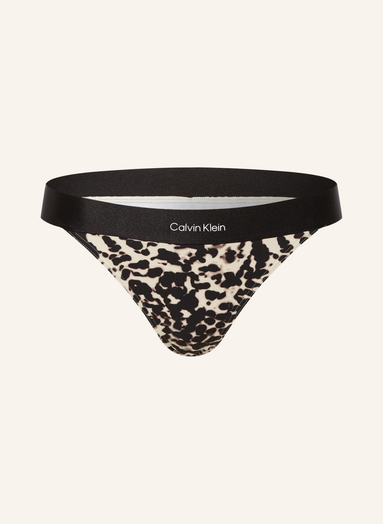 Calvin Klein Dół Od Bikini Brazylijskiego Ck Refined schwarz